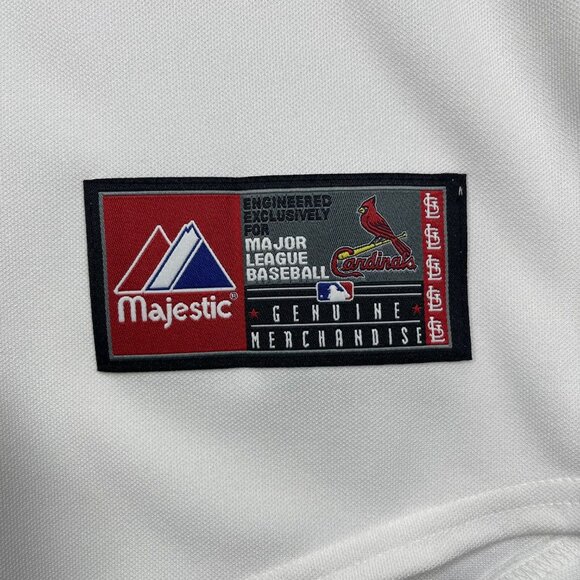 Albert Pujols St. Louis Cardinals Majestic MLB Jersey White Mens Size‎ Large NWT - Picture 3 of 8